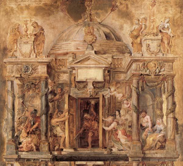 Peter Paul Rubens The Temle of Janus Germany oil painting art